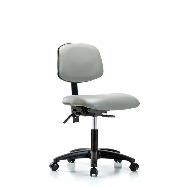 Blue Ridge Ergonomics MSC45998 Task Chair: Vinyl, Dove