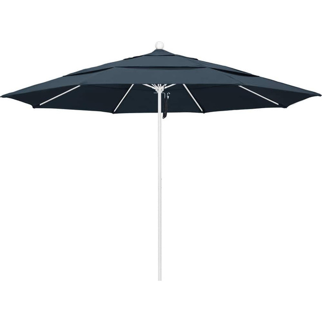 California Umbrella 194061619551 Patio Umbrellas; Fabric Color: Sapphire Blue ; Base Included: No ; Fade Resistant: Yes ; Diameter (Feet): 11 ; Canopy Fabric: Pacifica