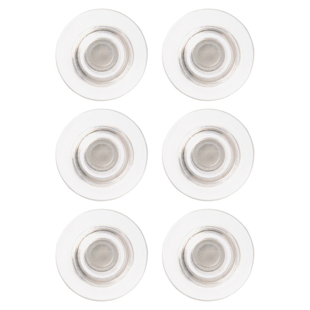 ACCO BRANDS USA, LLC 85391 Quartet Glass Magnets - Large - 6 / Pack - Clear ACCO BRANDS USA, LLC 85391 Quartet Glass Magnets - Large - 6 / Pack - Clear