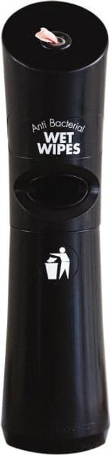 Addgards HHD1BB4R Black Polyethylene Manual Wipe Dispenser