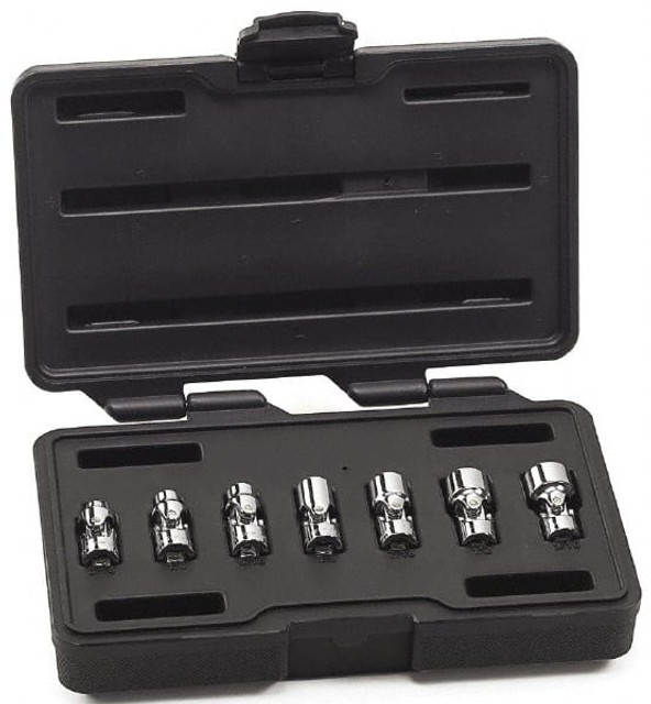 GEARWRENCH 80310D Standard Socket Set: 7 Pc, 1/4" Drive, 3/16 to 9/16" Socket