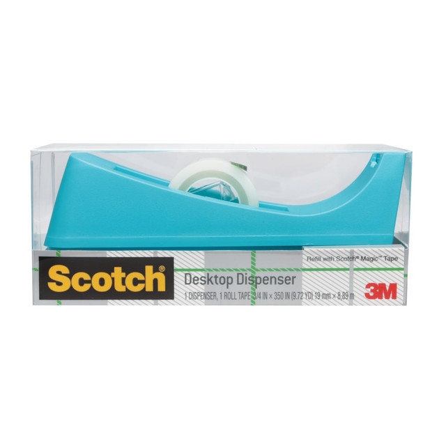 3M CO Scotch C-38-MX  Desk Tape Dispenser, 100% Recycled, Assorted Colors