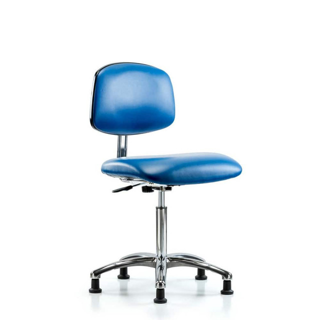 Blue Ridge Ergonomics MSC40442 Task Chair: ESD Vinyl, Blue