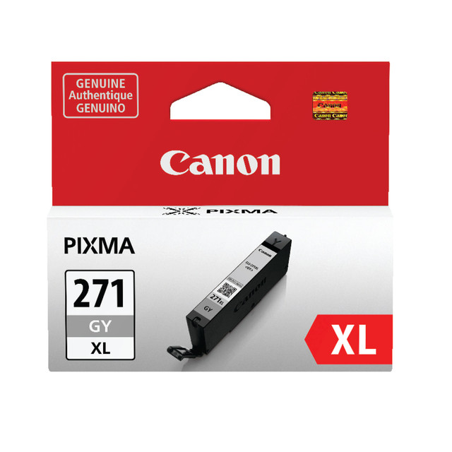 CANON USA, INC. 0340C001 Canon CLI-271XL Gray High-Yield Ink Tank, 0340C001 CANON USA, INC. 0340C001 Canon CLI-271XL Gray High-Yield Ink Tank, 0340C001