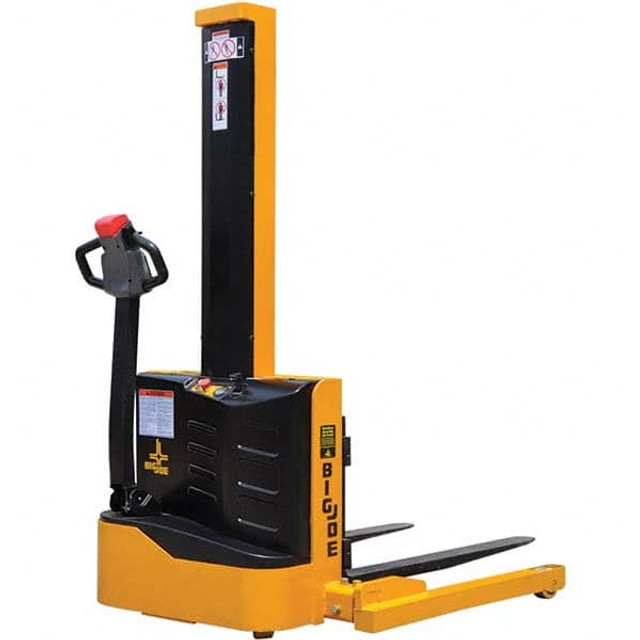 Big Joe S22-116 2,200 Lb Capacity, 116" Lift Height, Battery Operated Electric Pallet Lifter