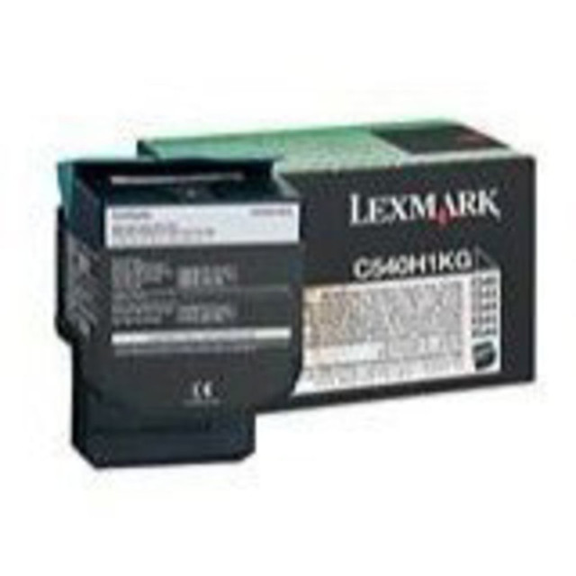 LEXMARK INTERNATIONAL, INC. Lexmark C540H4KG  Toner Cartridge - Laser - High Yield - 2500 Pages - Black