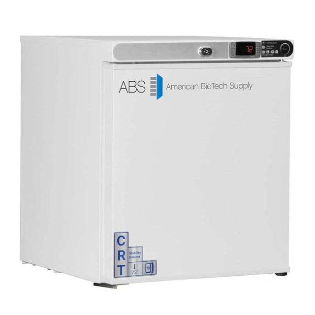 American BioTech Supply CRTABTFS0104LH Laboratory Refrigerator: 1 cu ft Capacity, 20 to 25 ° C, 17-1/4" OAW, 19-1/4" OAD, 21-1/4" OAH