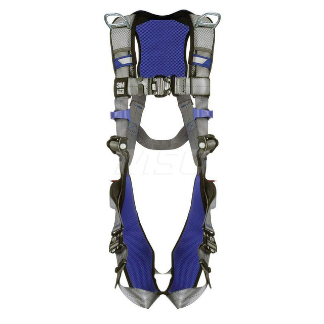DBI-SALA 7012817902 Fall Protection Harnesses: 420 Lb, Vest Style, Size X-Large, For Retrieval & Rescue, Back & Shoulder