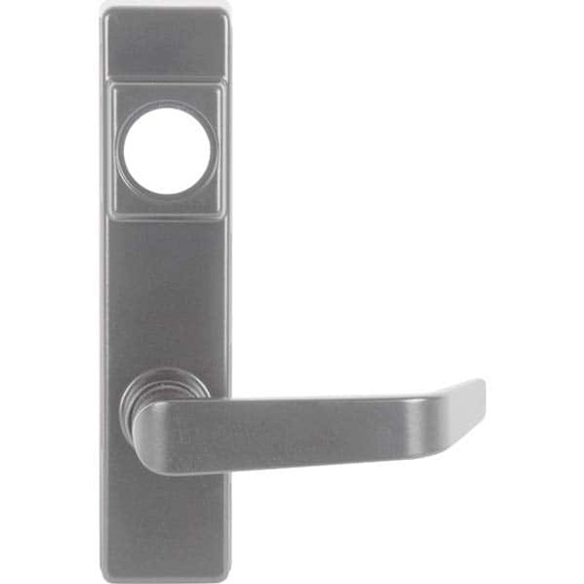 Detex 09BN 689 Trim; Trim Type: Storeroom ; For Use With: V Series Exit Devices ; Material: Steel ; Overall Length: 8.25in ; Overall Width: 1.9063in ; Handle Included: Yes