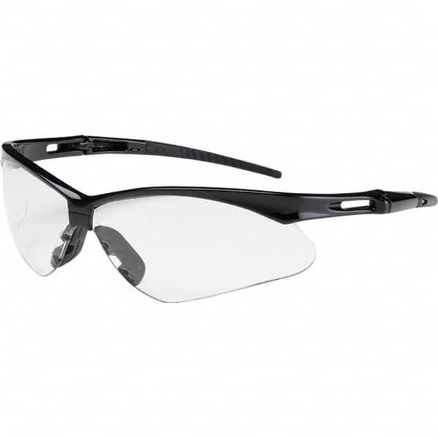 Bouton. 250-AN-10111 Safety Glass: Anti-Fog & Scratch-Resistant, Clear Lenses, Frameless, UV Protection