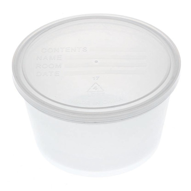 MEDLINE INDUSTRIES, INC. DYND70292 Medline Denture Containers, Clear, Pack Of 250