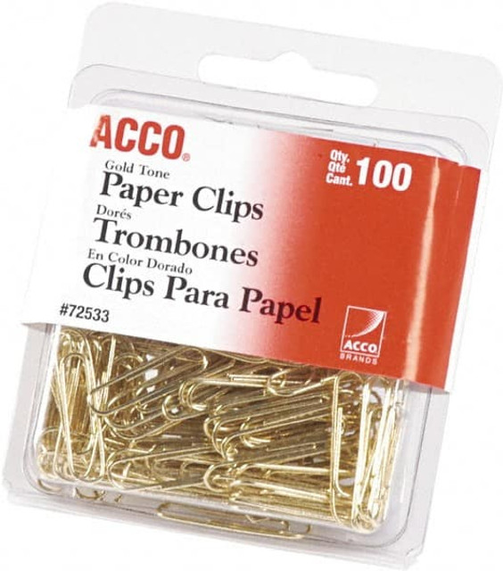 ACCO ACC72533 Pack of (100), 1-1/8" Wide Paper Fasteners