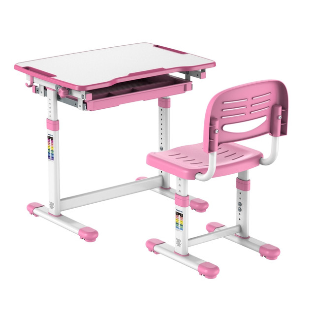 TRANSFORM PARTNERS LLC MI-10203 Mount-It! MI-10203 Kids Desk And Chair Set, Pink TRANSFORM PARTNERS LLC MI-10203 Mount-It! MI-10203 Kids Desk And Chair Set, Pink