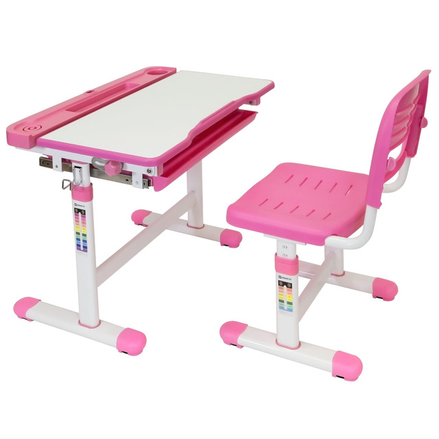 TRANSFORM PARTNERS LLC MI-10203 Mount-It! MI-10203 Kids Desk And Chair Set, Pink