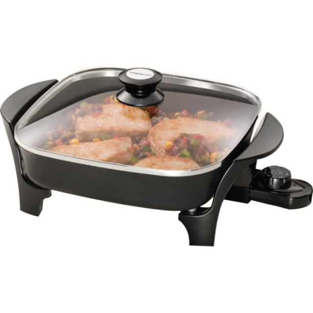 NATIONAL PRESTO INDUSTRIES INC. 06626 Presto Electric Skillet - 1000 W NATIONAL PRESTO INDUSTRIES INC. 06626 Presto Electric Skillet - 1000 W
