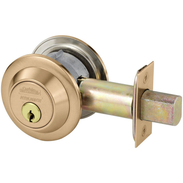 Corbin Russwin DL3011-612 Deadbolts; Deadbolt Type: Deadbolt ; Lock Type: Single Cylinder ; Key Type: Keyed Different ; Mount Type: Through Hole ; Material: Steel ; Minimum Door Thickness: 1.75in