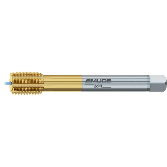Emuge CU446A00.5017 Thread Forming Tap: 7/8-9 UNC, 2B Class of Fit, Form Tap, Powdered Metal High Speed Steel, TiN-T26 Coated