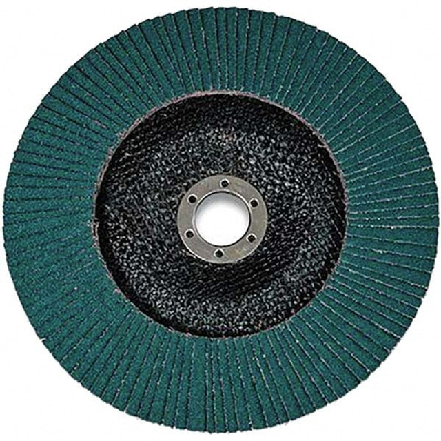 3M 7010308901 Flap Disc: 7/8" Hole, 80 Grit, Zirconia Alumina, Type 29