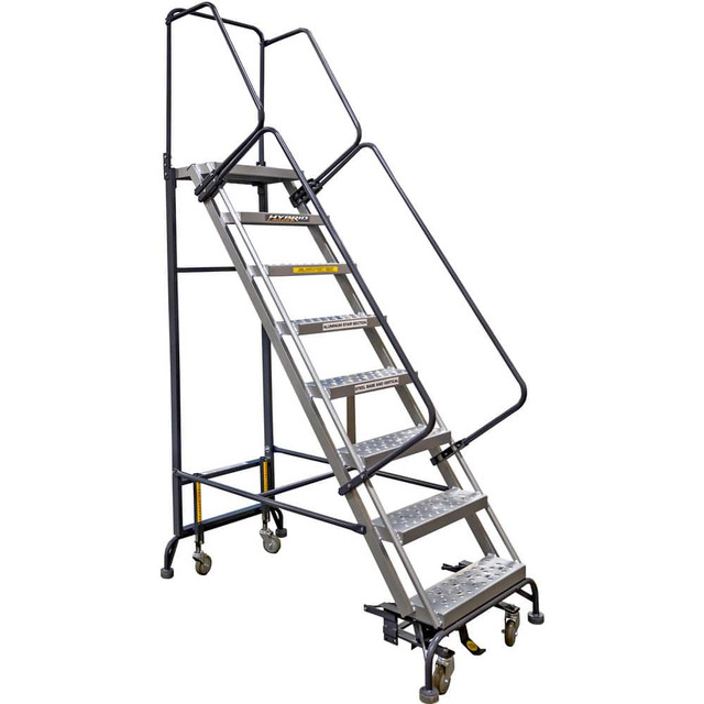 Ballymore HY-LA-063214P Rolling & Wall Mounted Ladders & Platforms; Rolling Ladder Type: Rolling Platform ; Overall Height: 96in ; Load Capacity (Lb. - 3 Decimals): 450.000 ; Assembled: No ; Base Depth (Inch): 50-1/2 ; Platform Height: 60in