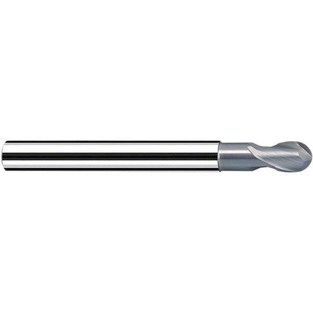 Fraisa P5288220 Ball End Mill: 4.00 mm Dia, 5.00 mm LOC, 2 Flute, Solid Carbide