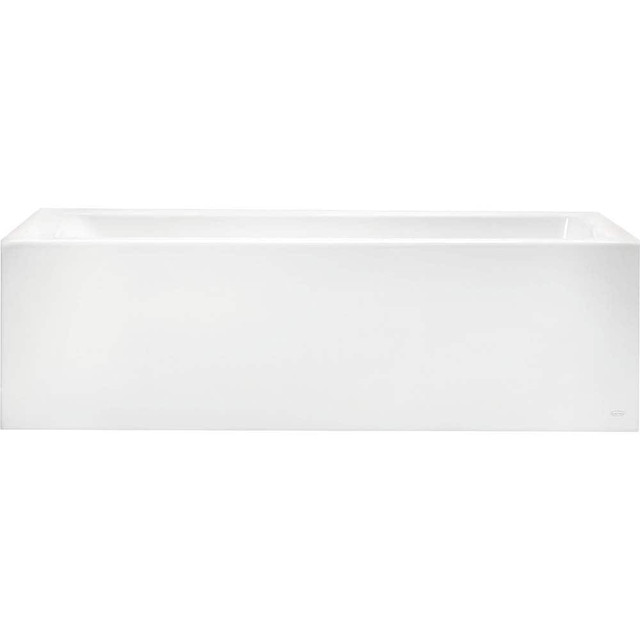 American Standard 2574102.011 Studio. 60 x 32-Inch Integral Apron Bathtub Above Floor Rough With Right-Hand Outlet