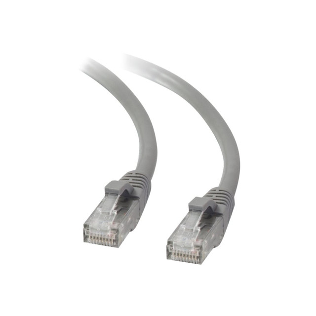 LASTAR INC. 15205 C2G 14ft Cat5e Ethernet Cable - Snagless Unshielded (UTP) - Gray - Category 5e for Network Device - RJ-45 Male - RJ-45 Male - 14ft - Gray