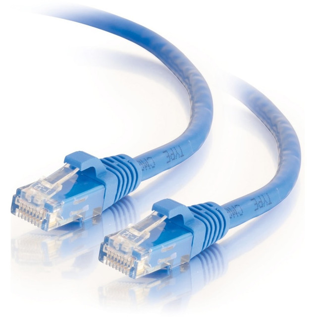 LASTAR INC. 27142 C2G 7ft Cat6 Snagless Unshielded UTP Ethernet Network Patch Cable (RJ45 M/M), Blue, Standard RJ45 Connectors, 5600pf/100m - Category 6 for Network Device - RJ-45 Male - RJ-45 Male - 7ft - Blue
