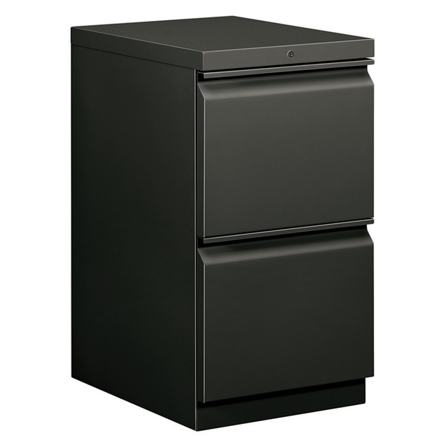 HNI CORPORATION 33820RS HON Brigade 15inW x 19-7/8inD Lateral 2-Drawer Mobile "R" Pull Pedestal File Cabinet, Charcoal