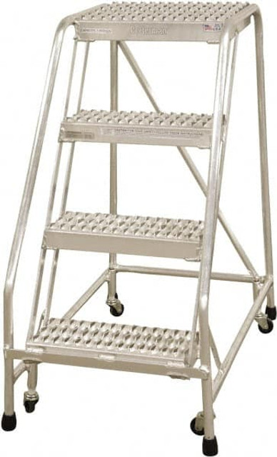 Ballymore A4S30G 4-Step Aluminum Step Ladder: 38" High