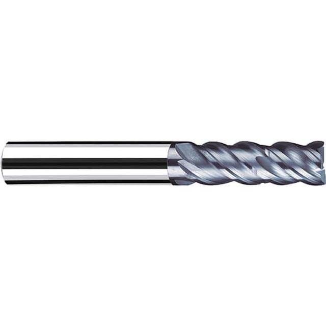 Fraisa P95936530 Square End Mill: 1/2" Dia, 1-1/4" LOC, 4 Flute, Solid Carbide