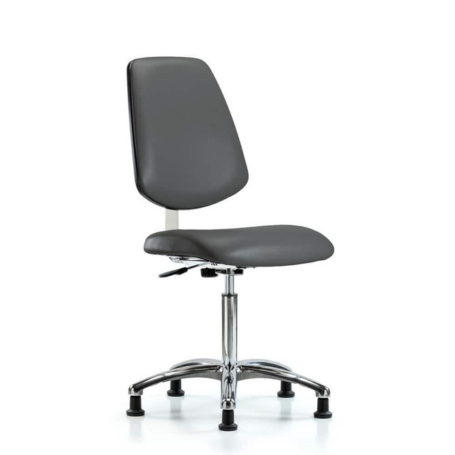 Blue Ridge Ergonomics MSC40417 Task Chair: Vinyl, Carbon