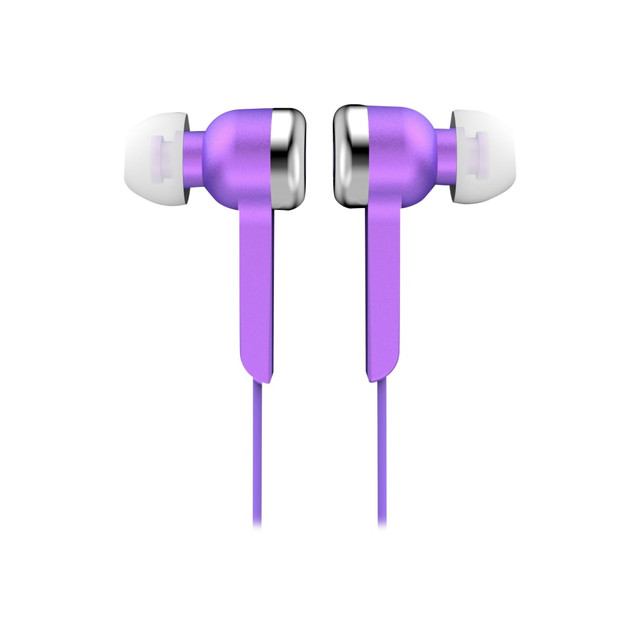 SUPERSONIC INC. IQ-113 PURPLE IQ Sound Digital Stereo Earphones - Stereo - Wired - Earbud - Binaural - In-ear - 4 ft Cable - Purple SUPERSONIC INC. IQ-113 PURPLE IQ Sound Digital Stereo Earphones - Stereo - Wired - Earbud - Binaural - In-ear - 4 ft Cable - Purple