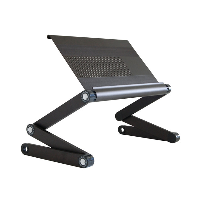 UNCAGED ERGONOMICS WEEB WorkEZ Executive Adjustable Aluminum Laptop Stand, Black UNCAGED ERGONOMICS WEEB WorkEZ Executive Adjustable Aluminum Laptop Stand, Black