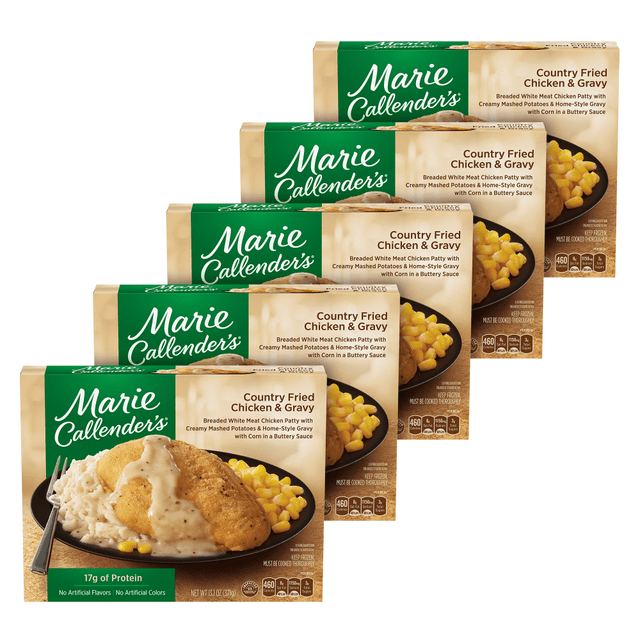MARIE CALLENDERs RETAIL FOODS Marie Callender's 2113190533 Marie Callenders Country Fried Chicken And Gravy, 13.1 Oz, Pack Of 5