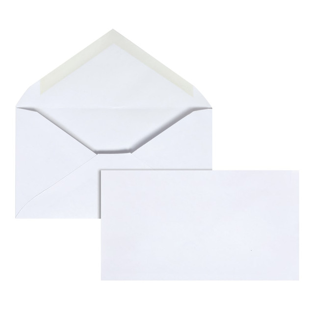 OFFICE DEPOT ODP78105 Brand Envelopes, 3-5/8in x 6-1/2in, Gummed Seal, White, Box Of 500 OFFICE DEPOT ODP78105 Brand Envelopes, 3-5/8in x 6-1/2in, Gummed Seal, White, Box Of 500