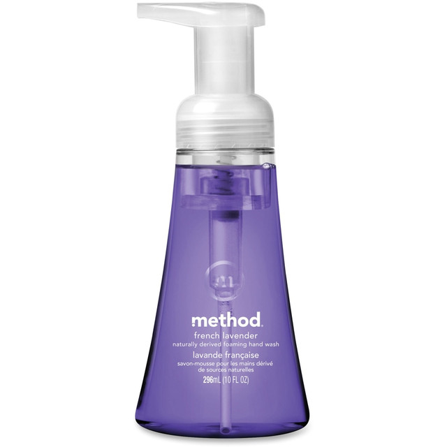 METHOD PRODUCTS, INC. Method 00363  Antibacterial Foam Gel Hand Wash Soap, Lavender Scent, 10 Oz Bottle