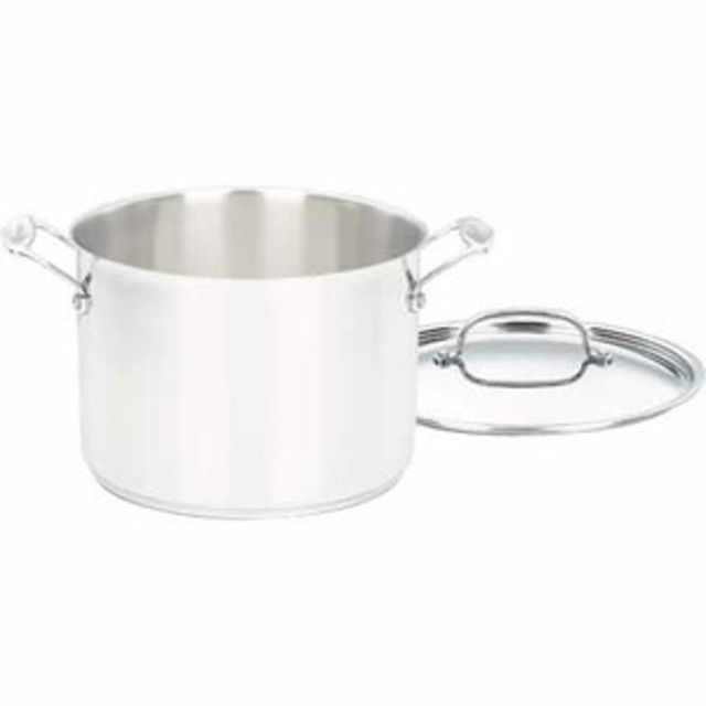 CONAIR CORPORATION Cuisinart 766-24  Chefs Classic 76624 Stockpot - Dishwasher Safe - Oven Safe - Sauce Pot2 gal - Stainless Steel Body