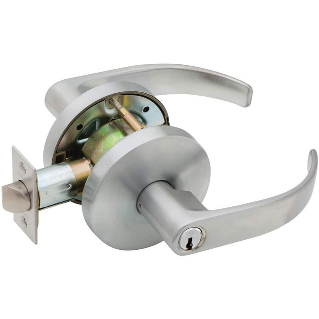 Falcon W511PD Q 626 Lever Locksets; Lockset Type: Entrance ; Key Type: Keyed Different ; Back Set: 2-3/4 (Inch); Cylinder Type: Key in Lever Cylinder ; Material: Metal ; Door Thickness: 1-3/8 to 2