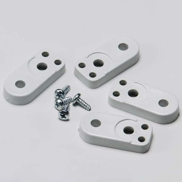 Fibox FP 10674 SET Electrical Enclosure Mounting Feet: Polyamide, Use with Fibox TEMPO