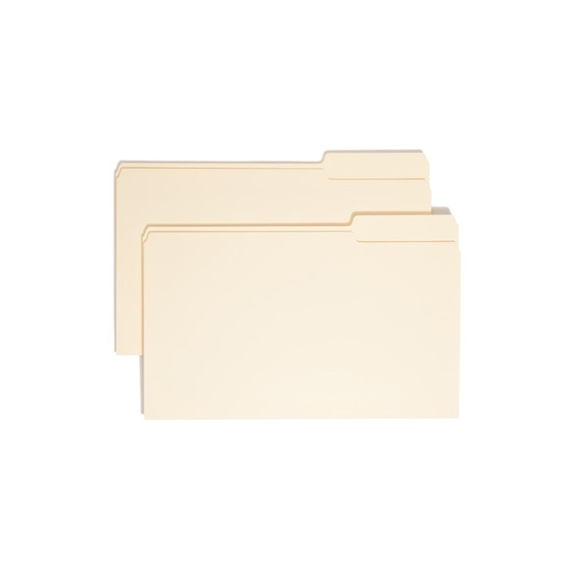 SMEAD MFG CO Smead 153C-3  Selected Tab Position Manila File Folders, Legal Size, 1/3 Cut, Position 3, Pack Of 100
