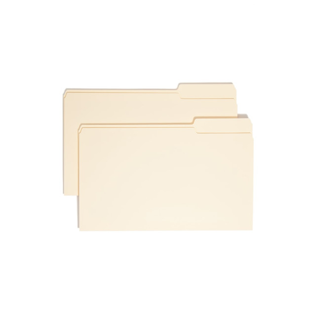 SMEAD MFG CO 153C-3 Smead Selected Tab Position Manila File Folders, Legal Size, 1/3 Cut, Position 3, Pack Of 100