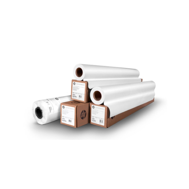 BRAND MANAGEMENT GROUP, LLC CG419A HP Poster Paper Roll, Photo-Realistic, 36in x 200ft, White