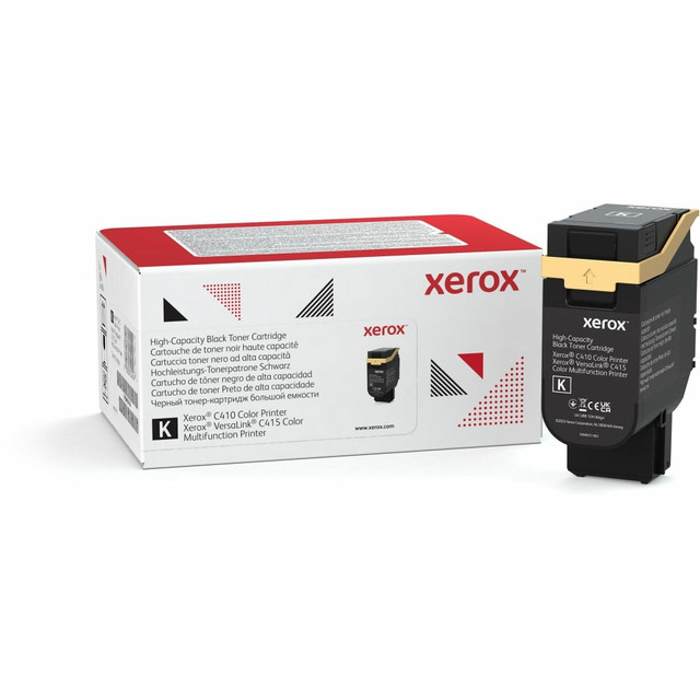 XEROX CORPORATION 006R04685 Xerox Genuine Xerox C410 Color Printer, VersaLink C415 Color Multifunction Printer Black High capacity Toner Cartridge (10500 Pages) - 006R04685 - 10500 XEROX CORPORATION 006R04685 Xerox Genuine Xerox C410 Color Printer, VersaLink C415 Color Multifunction Printer Black High capacity Toner Cartridge (10500 Pages) - 006R04685 - 10500