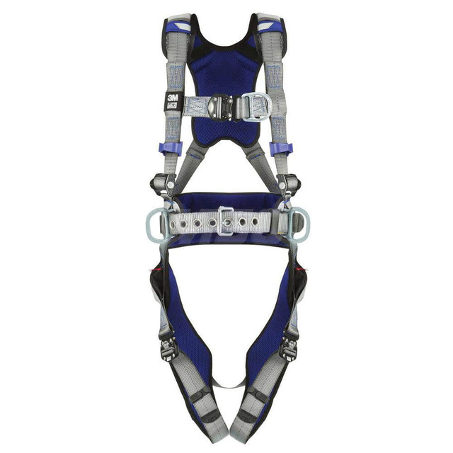 DBI-SALA 7012817852 Fall Protection Harnesses: 420 Lb, Construction Style, Size 2X-Large, For Climbing & Positioning, Back Front & Hips