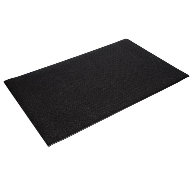 Crown Matting K4 0035BK Anti-Fatigue Mat: 5' Length, 3' Wide, 1/2" Thick, Polyvinylchloride