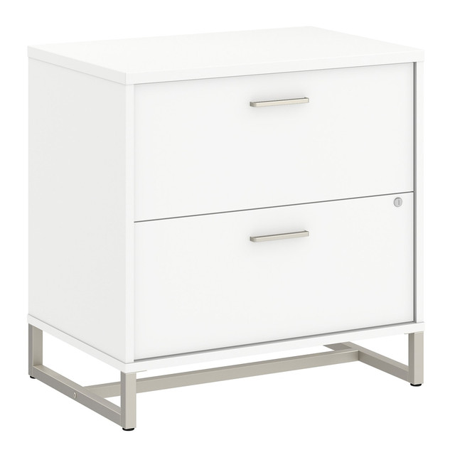 BUSH INDUSTRIES INC. Bush Business Furniture KI70204SU  Method 29-3/4inW x 19-3/4inD Lateral 2-Drawer File Cabinet, White, Standard Delivery