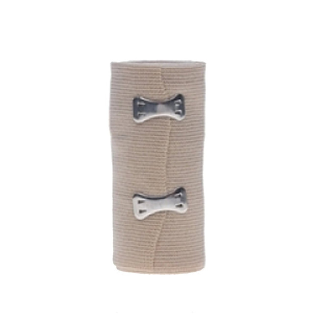 MEDLINE INDUSTRIES, INC. MDS055004 Medline Sure-Wrap Nonsterile Elastic Bandages, 4in x 5 Yd., Tan, Pack Of 50 MEDLINE INDUSTRIES, INC. MDS055004 Medline Sure-Wrap Nonsterile Elastic Bandages, 4in x 5 Yd., Tan, Pack Of 50