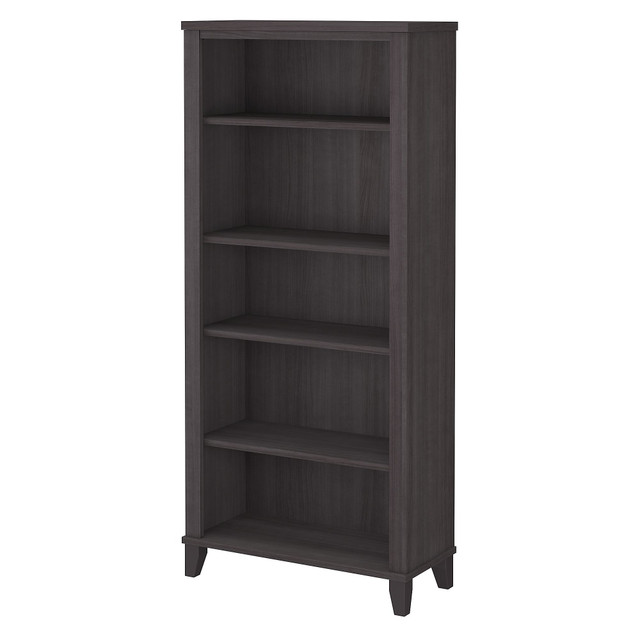 BUSH INDUSTRIES INC. WC81565 Bush Business Furniture Somerset 66inH 5-Shelf Bookcase, Storm Gray, Standard Delivery BUSH INDUSTRIES INC. WC81565 Bush Business Furniture Somerset 66inH 5-Shelf Bookcase, Storm Gray, Standard Delivery