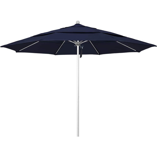California Umbrella 194061619124 Patio Umbrellas; Fabric Color: Navy ; Base Included: No ; Fade Resistant: Yes ; Diameter (Feet): 11 ; Canopy Fabric: Pacifica
