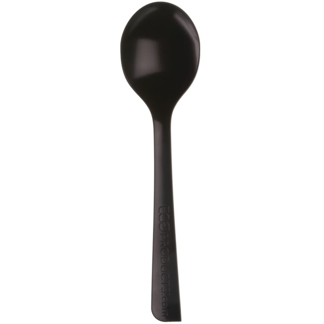 ECO-PRODUCTS, INC. EP-S114 Eco-Products Soup Spoons, 6in, 100% Recycled, Black, Pack Of 1,000 Spoons ECO-PRODUCTS, INC. EP-S114 Eco-Products Soup Spoons, 6in, 100% Recycled, Black, Pack Of 1,000 Spoons